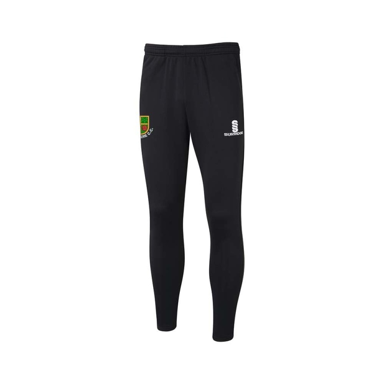 Burnley Belvedere CC Slim Training Pants - Black