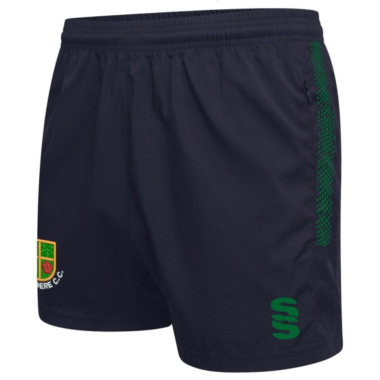 Burnley Belvedere CC Dual Gym Shorts - Navy