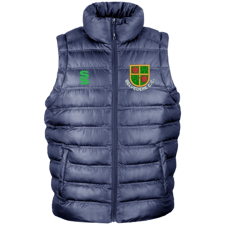 Burnley Belvedere CC Men's Padded Gilet - Navy