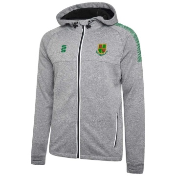 Burnley Belvedere CC Dual Bonded Full Zip Hoody - Grey