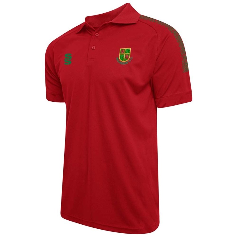 Burnley Belvedere CC Dual Polo Shirt - Red