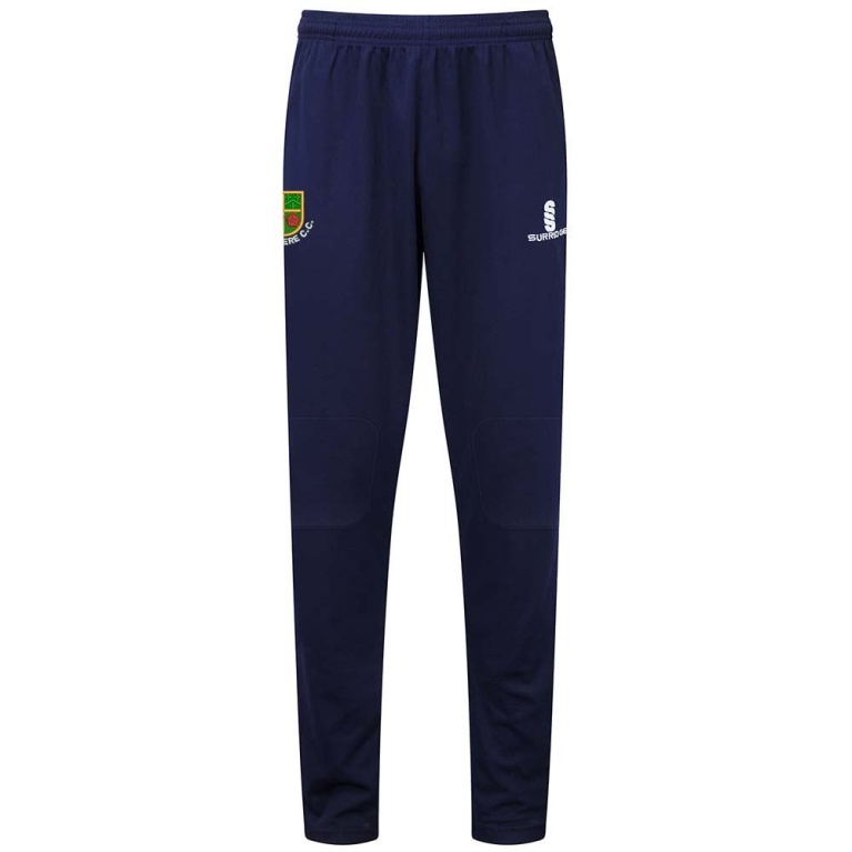 Burnley Belvedere CC Coloured Cricket Trousers - Navy