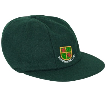 Baggy Cricket Cap - Bottle Green