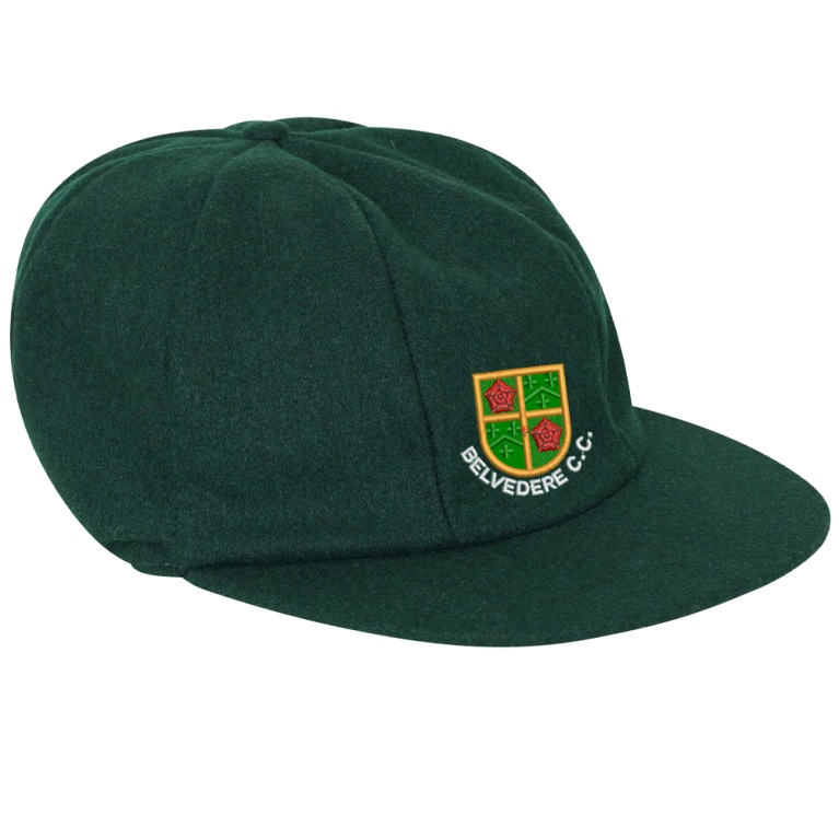 Baggy Cricket Cap - Bottle Green
