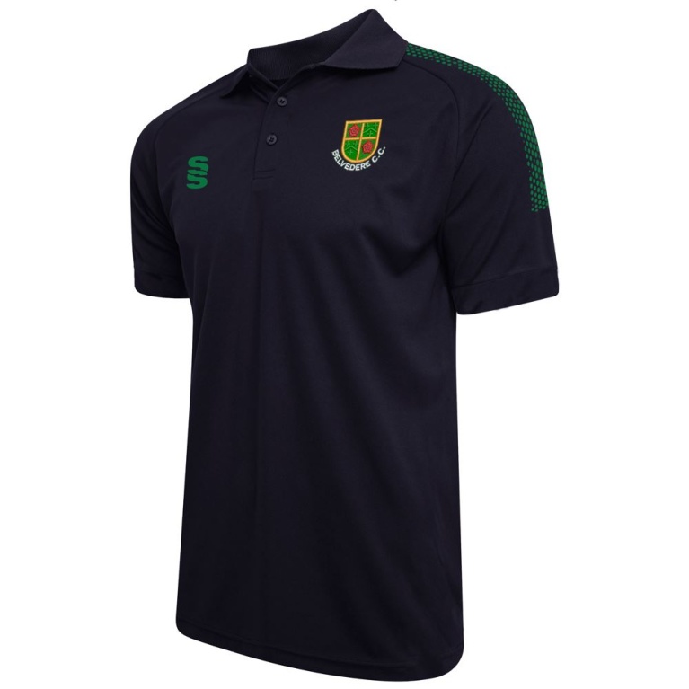 Burnley Belvedere CC Dual Polo Shirt - Navy