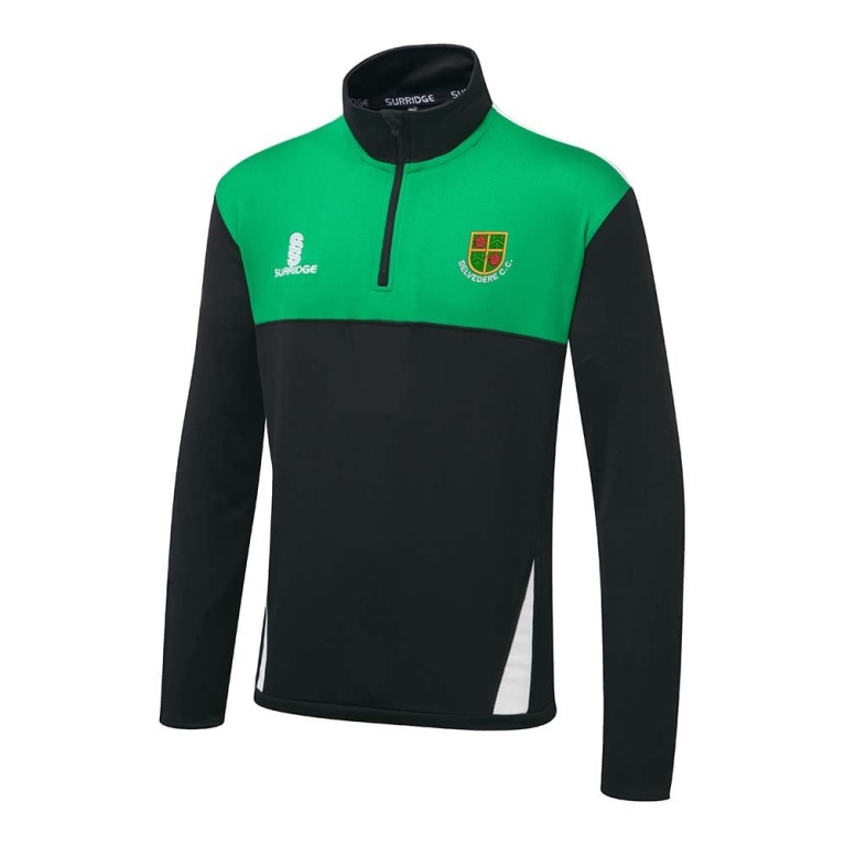 Burnley Belvedere CC Blade Performance Top - Black / Emerald / White
